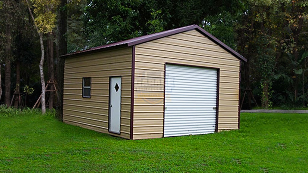 18x20 Metal Shed