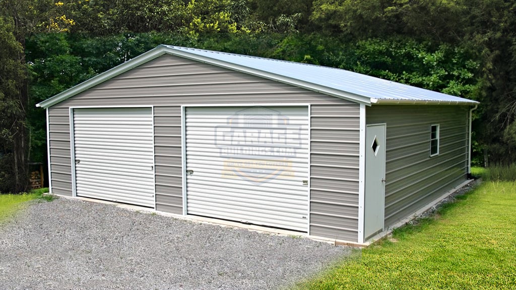 24x25 Two Car Garage