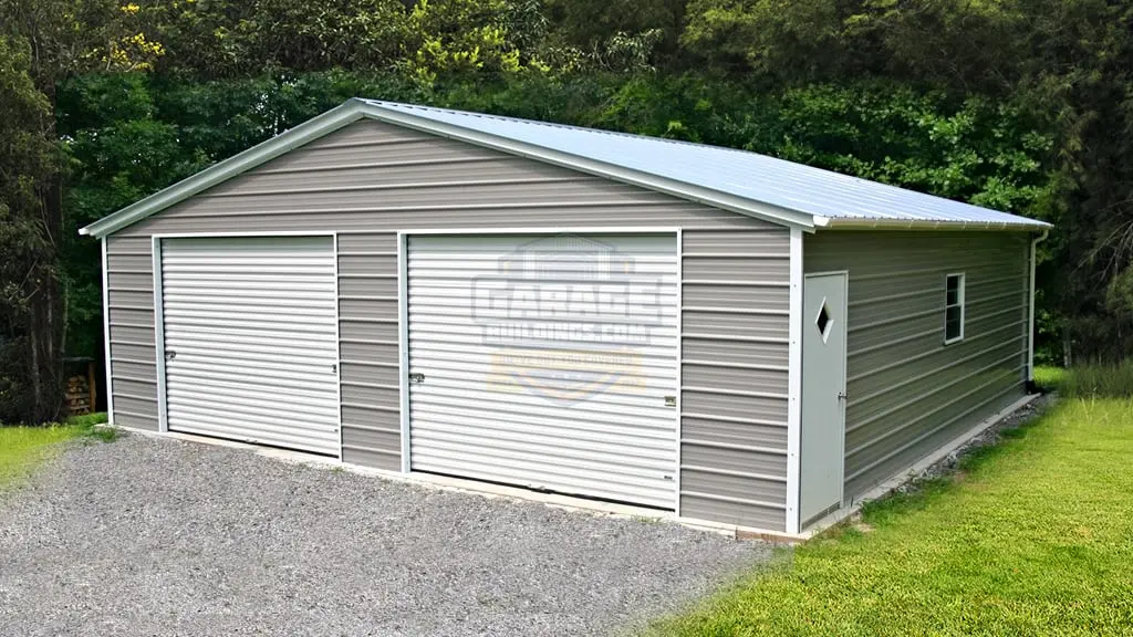 24x25 Two Car Garage