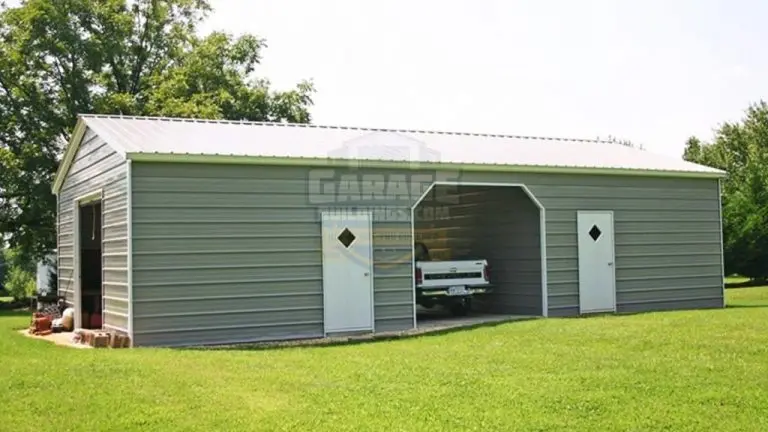 24x40 Garage with Carport
