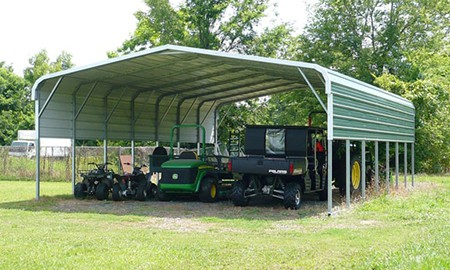 Three Car Carports