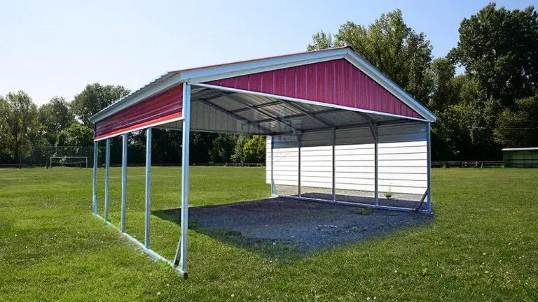 20x20 Carport With Side Panels