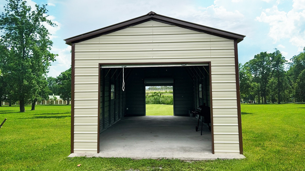 15x30 Metal Garage