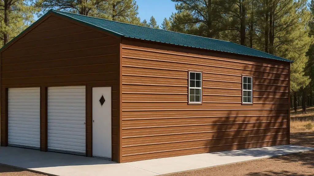 24x30 Two Car Garage