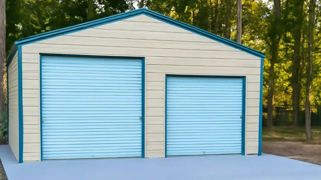 26x25 Two Car Garage