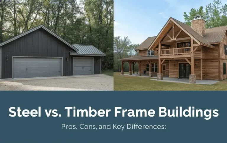 Steel vs. Timber Frame Buildings: Pros, Cons, and Key Differences