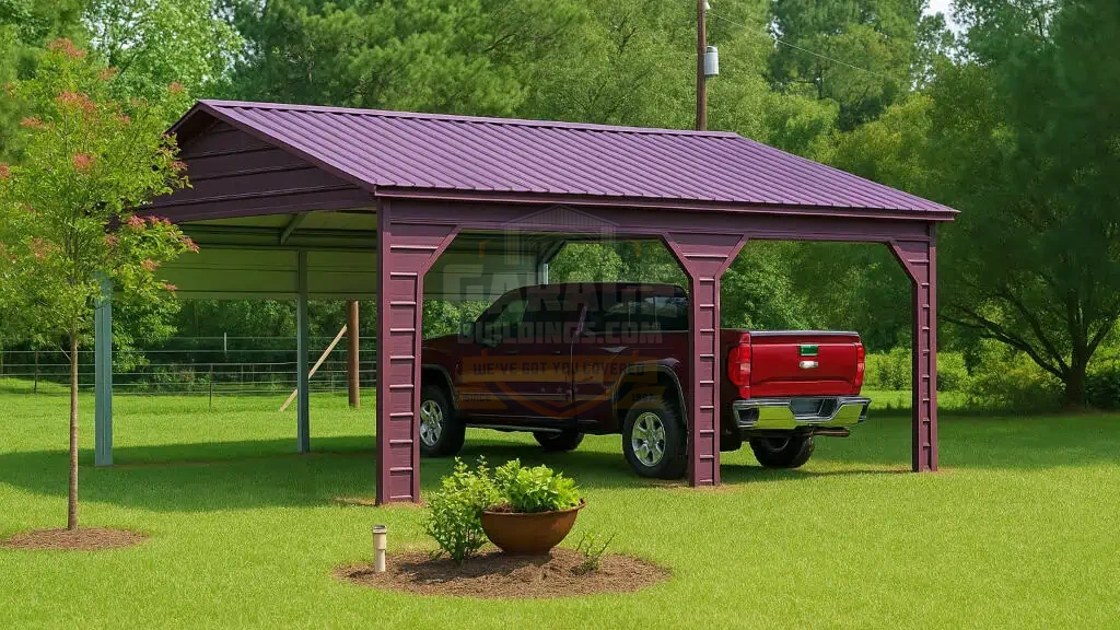 22x24 Side Entry Carport