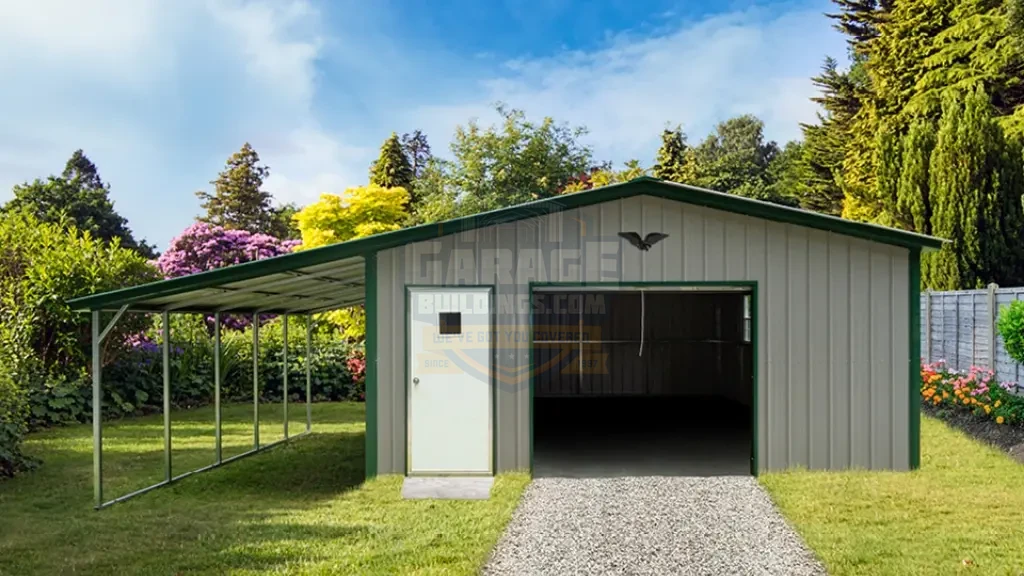 22x36 Lean-to Garage