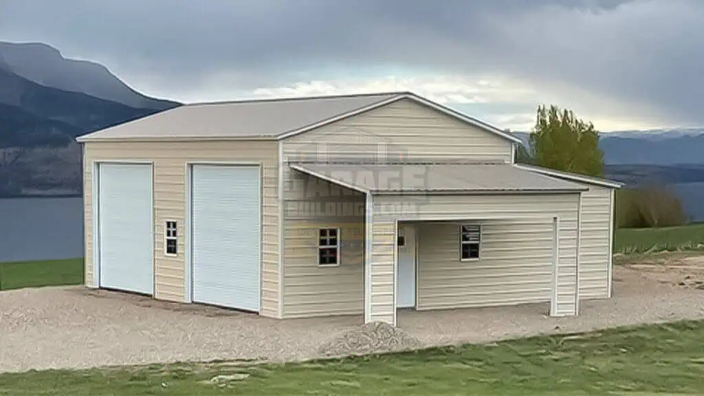 24x35 Two Car Garage