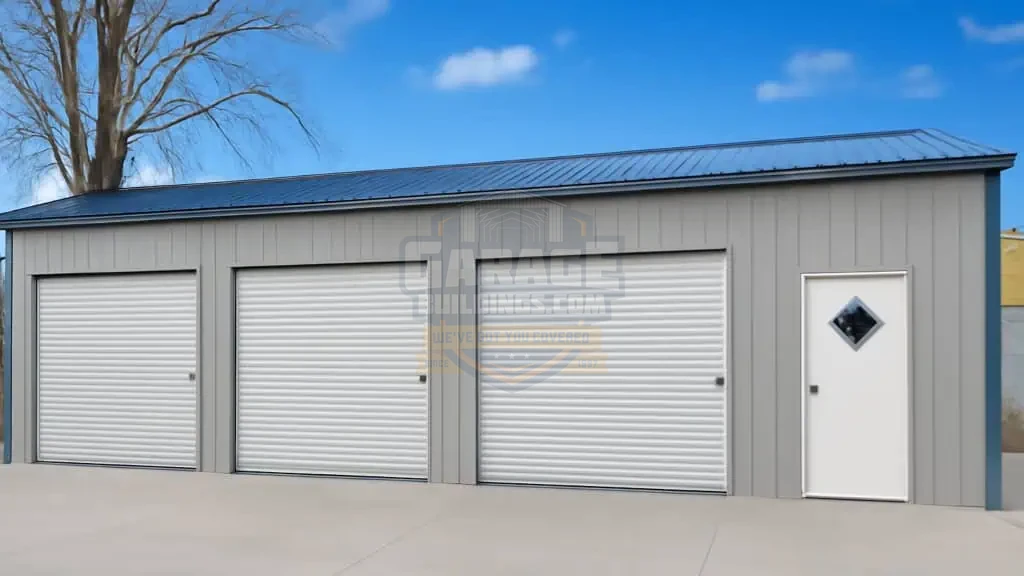 24x40 Three Car Garage
