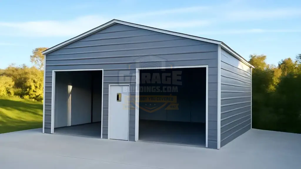 30X30 Vertical Roof Garage