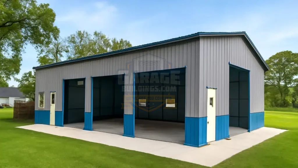 30x50 All Vertical Garage