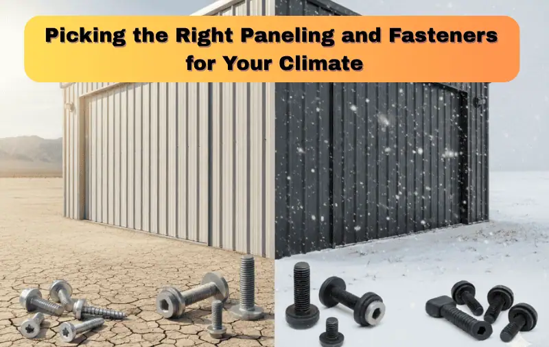 Picking the Right Paneling and Fasteners for Your Climate