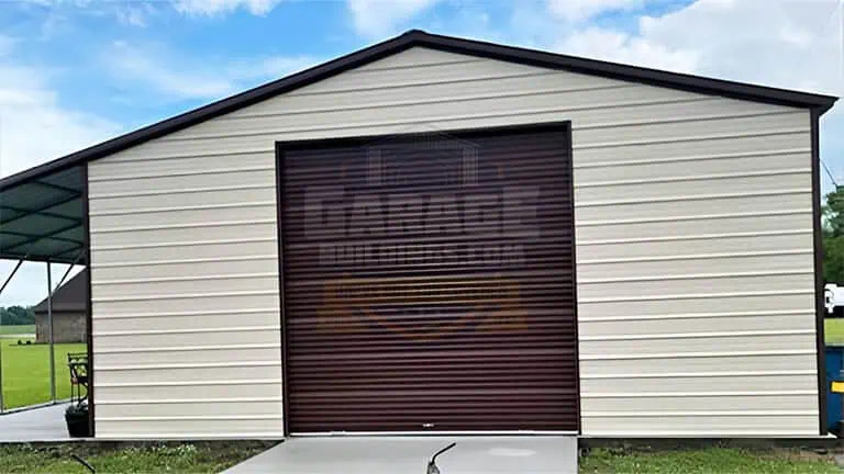 30x40 Garage With Lean-To