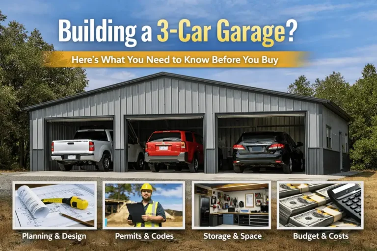 Building a 3-Car Garage? Here's What You Need to Know Before You Buy