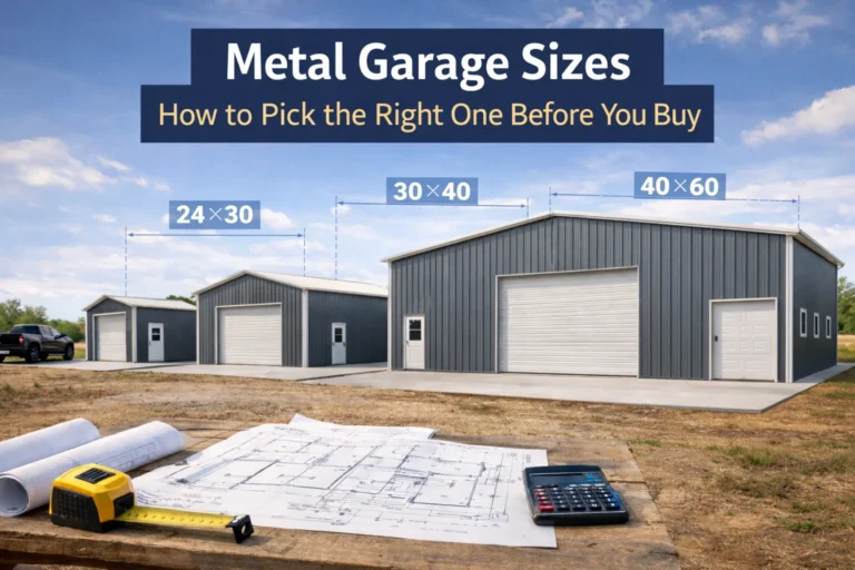 Metal Garage Sizes: How to Pick the Right One Before You Buy (And Avoid the Mistake Most People Make)